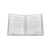 Transparent Frosted Card Album - Single, 2, 3, or 4 Grid Options for Student Star Collectibles (3-Inch Cards)
