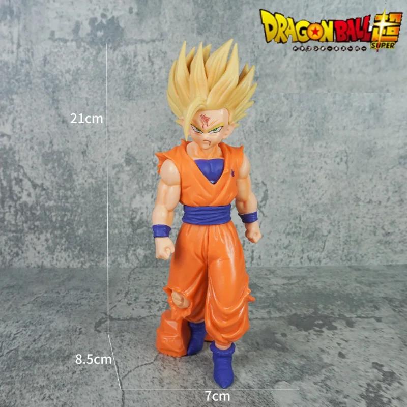 

21 см Фигурка Аниме Dragon Ball Z Сын Гохан Фигурка Действия Супер Сайян 2 Игра с Селлом Детские Игрушки Сон Гоку Подарок No Box