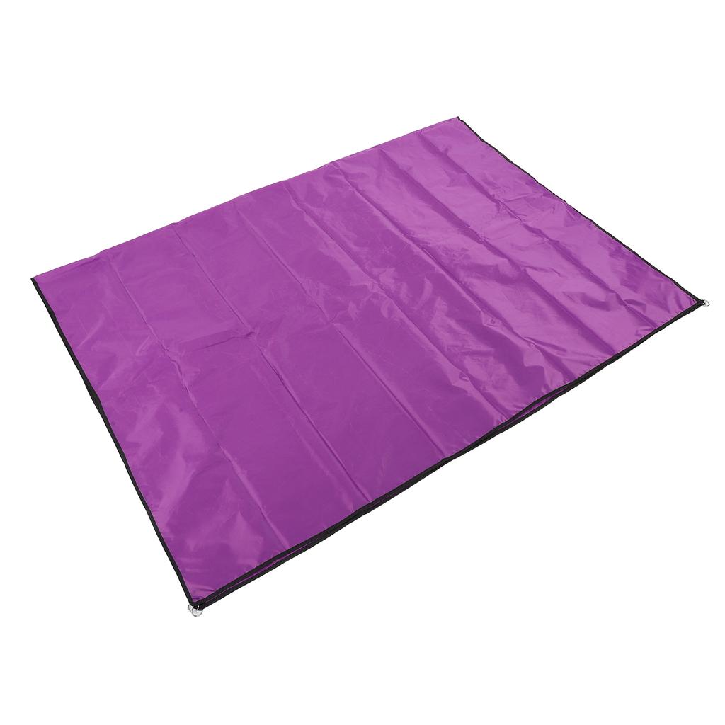 Sun Shade Sail UV Block Foldable Rectangular Awning Cloth for Courtyard Garden Swimming Pool Purple