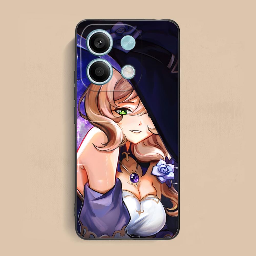 

Game GI Lisa Mobile Phone Case for Xiaomi Redmi 15 14 13 12 A5 3 2 1 C Plus 4G 5G Colorful Printing Cover Cover Luxury Pretty Redmi A1+