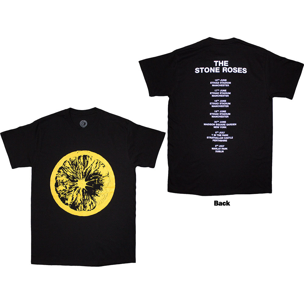 The Stone Roses TShirt Tour 2016 Black Back Print OFFICIAL NEW XL