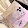 3D Cartoon Kitten Phone Case with Stand for iPhone 16, iPhone 17, and iPhone 17 Pro Max