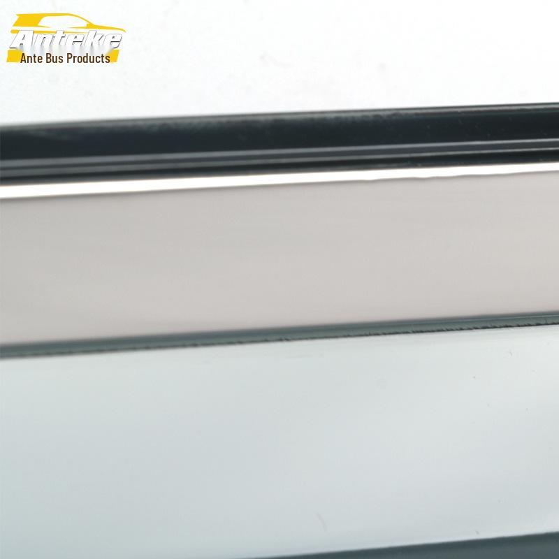 11-16 Compass Rain Guards: 3D Stainless Steel Deflectors & Decorative Stickers.