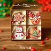 Luminous Handmade Wooden Christmas Tree Ornament Pendant Decor Gift.