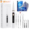 Ultrasonic Dental Scaler + 5D Teeth Whitening Strip Tooth Cleaner Set Calculus Plaque Scaler Tartar Stains Dental Stone Remover