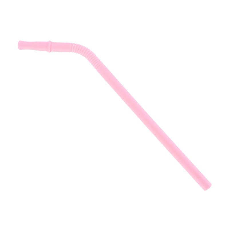 Food Grade Silicone Straw Reusable Bent Drinking Straw Portable Milk Tea Straw For Children Drinkware Party Bar Accessories