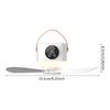 USB Hanging Fan Lamp For Outdoor Camping Car And Dormitories 4 Speed Setting And Timer Option Multiple Function