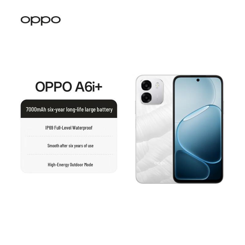 

OPPO A6i+ 5G Smartphone (CN version) 8GB RAM, 256GB Storage