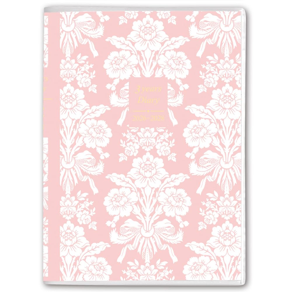 Nolty Pagem 2026 A5 Memory Laura Ashley Tatton 8631 January Diary, 3-Year Use, (Starts 2026)