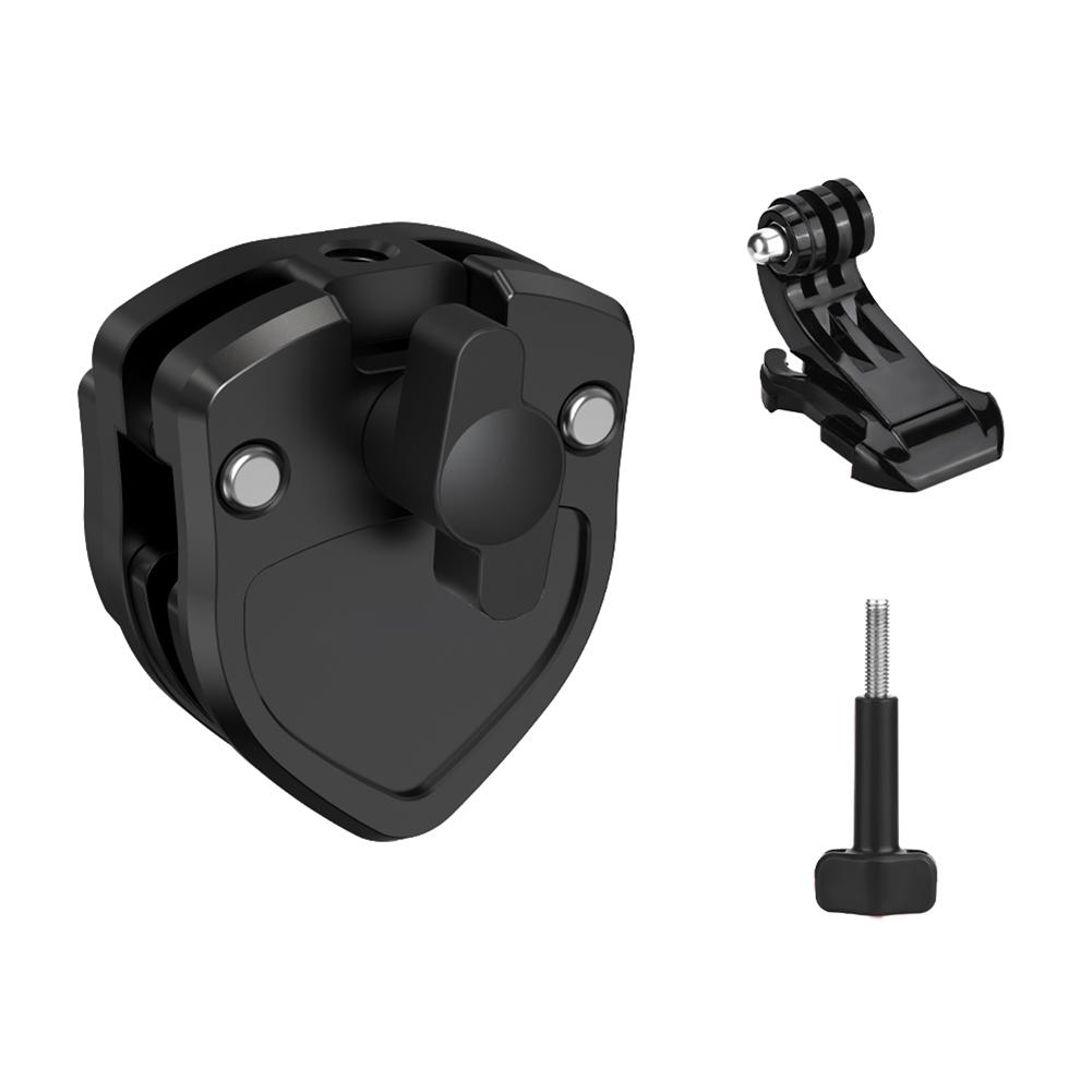 Motorcycle Windshield Clip Lightweight Camera Aluminum Alloy Mount Motorcycle Bracket Clip for Insta 360 X5 Go Pro/Action 5 Pro чёрный