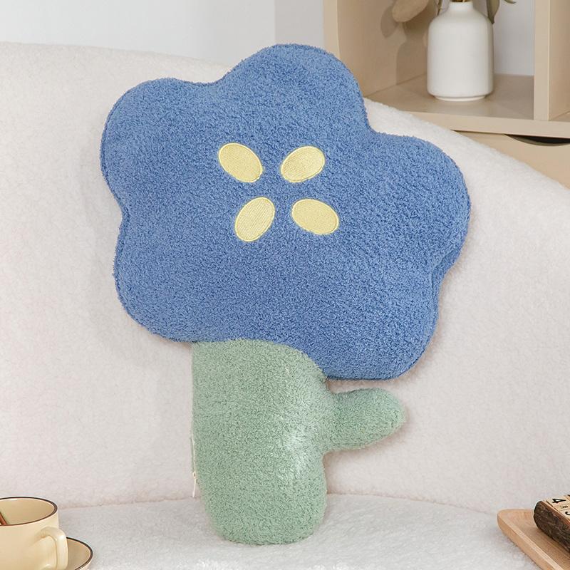 Nordischer Stil Blume Kissen Lächeln Wolke Wurfkissen Tulpe Sonnenblume Plüschtier Kuschel Plüschtiere Mädchenhaftes Zuhause Dekoration Geburtstagsgeschenke