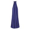 Women's new summer models, European and American temperament, sexy slim-fitting neck silk and satin texture dress