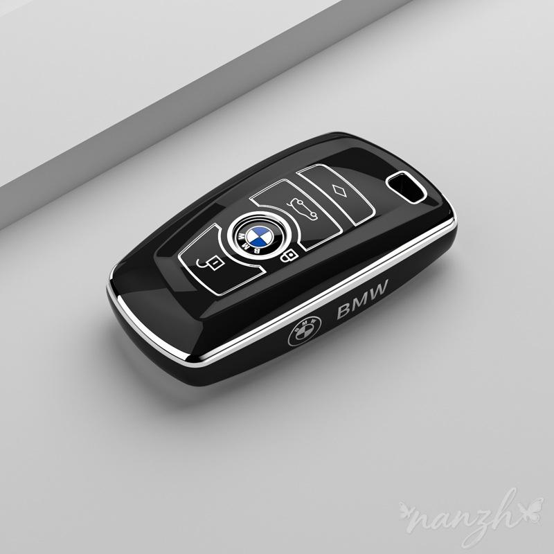 Keychain For BMW 530i 550i 320i 1 2 3 4 5 Series 118i 225i M240i F20 F21 F30 F31 F25 F01 TPU Car Remote Key Case Cover Shell Fob blcp03