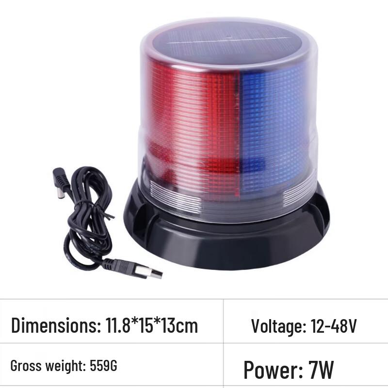 

Miflame Solar & USB Rotating Warning Light