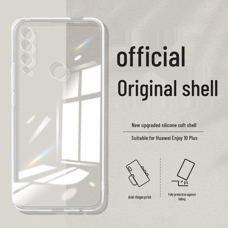 Huawei Enjoy 10 Plus Liquid Silicone Drop-proof Phone Case - Skin-friendly & Full Coverage