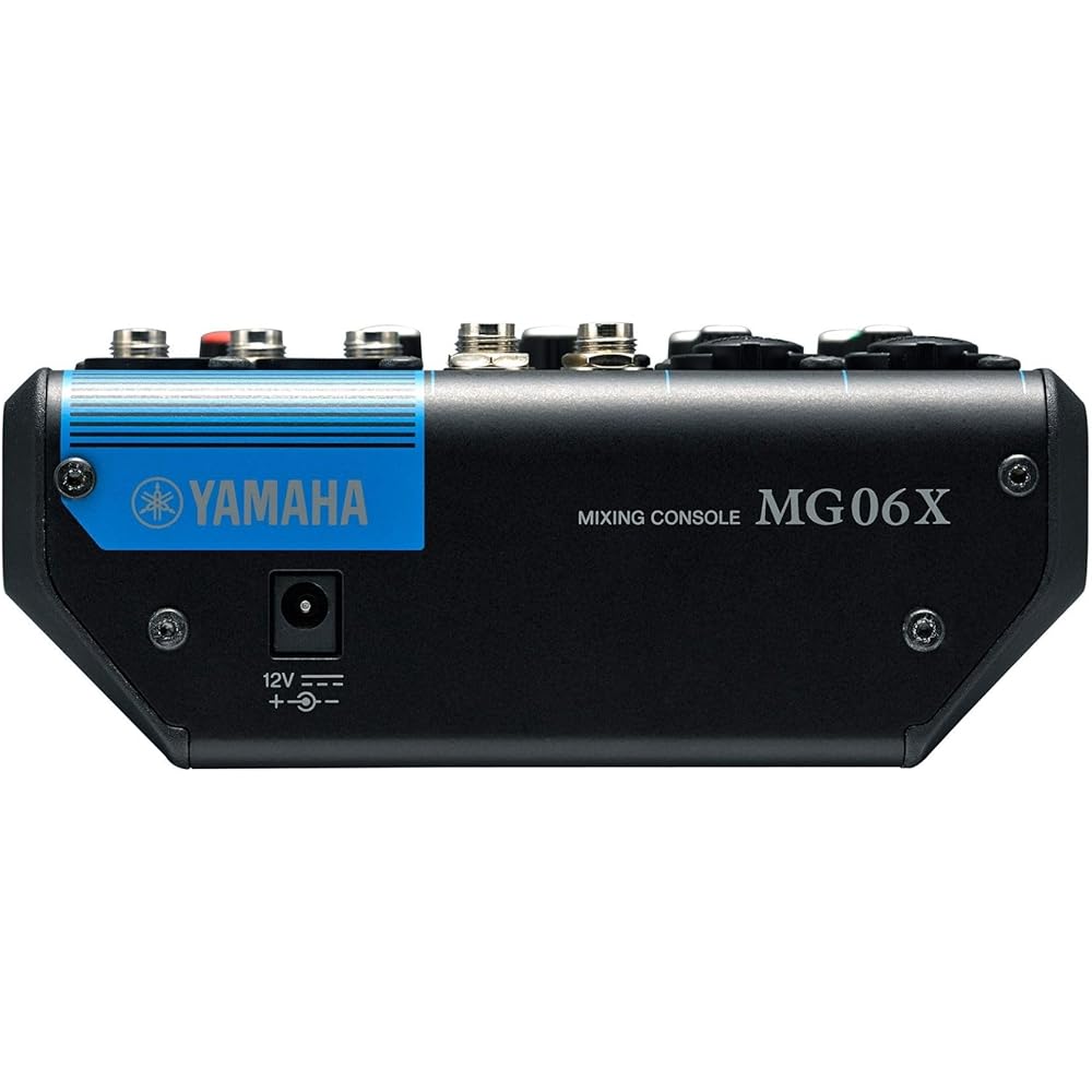 YAMAHA YAMAHA 6-channel Mixing Console MG06X Equipped with Up To 2 Mic/6 Line Inputs (2 Mono/2 St...