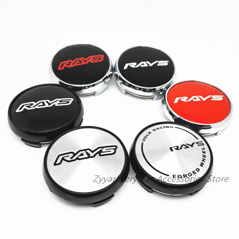 4pcs 65mm for Rays TE37 Wheel Center Cap Hub Cover Replacement Dust proof Rims Hubs Hubcaps Car Styling Accessories