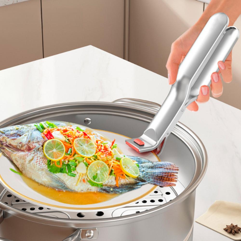 Stainless Steel Anti-scalding Clip, Kitchen Bowl Clip, Steamer Clip, Plate Anti-scalding Clip, Oven Dish Clip, Dish Clip, Cooking Pliers