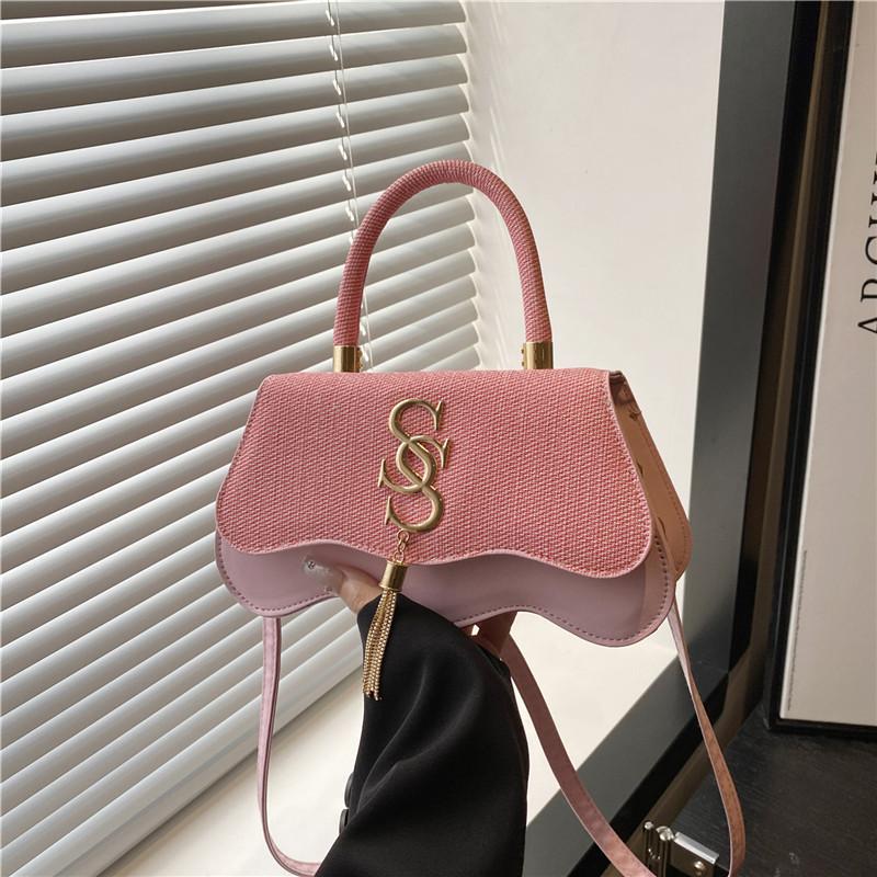 New Small Square Bag Fashion Trend Light Luxury Design Sense Simple Versatile Handbag Shoulder Messenger Bag