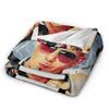 Pitbull Mr. Weltweit Flanelldecke Winter Mr Worldwide Weiche Überwurfdecke Mädchen Jungen Outdoor Neuheit Bettdecke Sofa Bettbezug