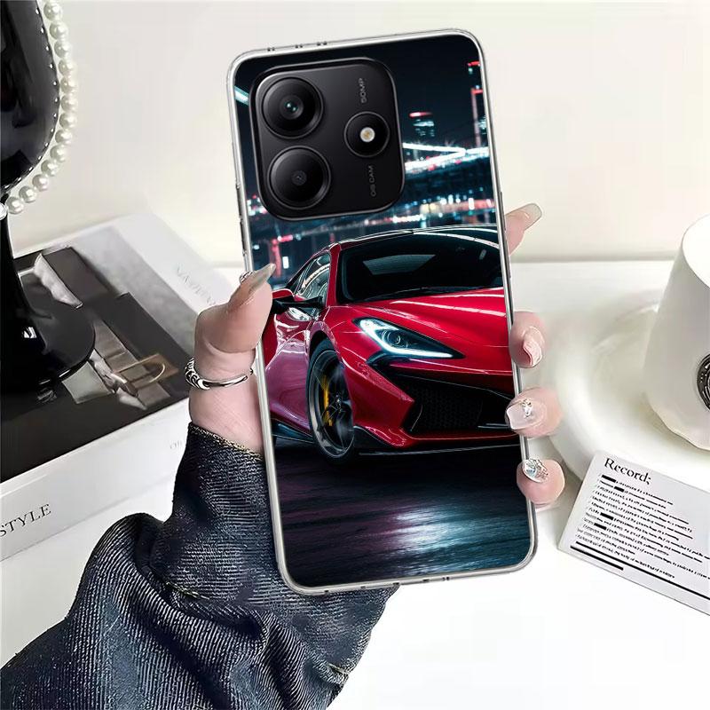 Cool Male Men Sports Cars Soft Phone Case For Xiaomi Redmi Note 15 14 14S 13 12 Pro Plus 12S 11 11S 11E 10 10S 11T 5G Fundas Coq