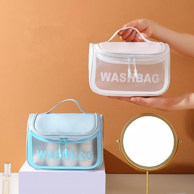Home Travel Transparent Makeup Bag Toiletries Bag Bath Supplies Storage Bag Waterproof Travel Cosmetic Bag Wash Beauty Kit
