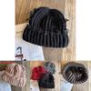 Vintage Style Knit Cap For Men Women Warm Acrylic Beanie For Streetwear Looks