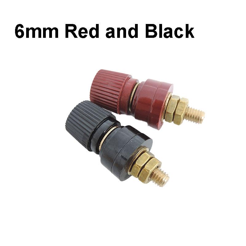 6mm 8mm 10mm Brass Stud Binding Post Premium Remote Battery Power Junction Connector M6 M8 M10 Replacement Terminal Plug Jumper
