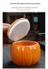 Mini Pumpkin Ceramic Tea and Candy Jar - Perfect for Weddings, Home Use, Business Gifts, or Souvenirs.