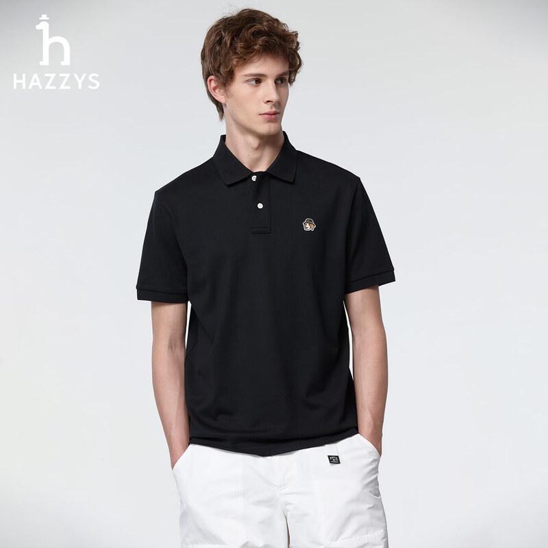 HAZZYS Men's PHIZ Series Loose Fit Short Sleeve Polo Shirt