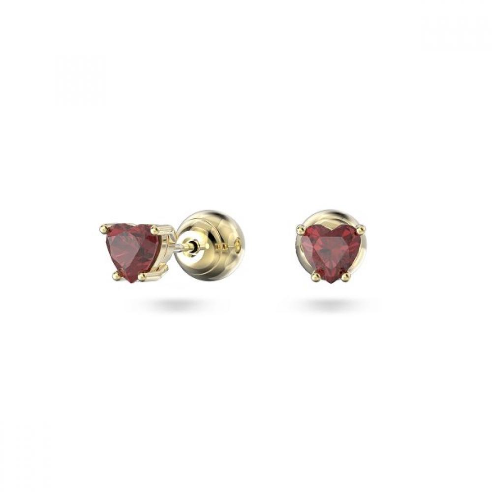 Swarovski Red Gold Stud Earrings 5639133
