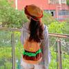 Book Storage Bags Cartoon Burger Bag Kindergarten School Bag Hamburger Plush Backpack Kids Pack