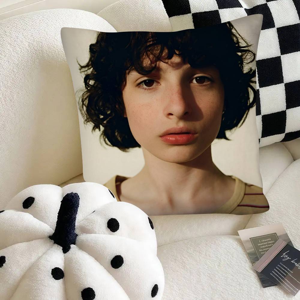 Schauspieler Finn Wolfhard Kissenbezug Mode Quadratischer Kissenbezug Schlafzimmer Sofa Raum Ins Dekoration Freizeit