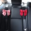 2pcs Women's Seat Belt Shoulder Pad Covers, Cute Bow Seat Belt Covers, Seat Belt Shoulder Pads, Seat Belt Accessories, Car Interior