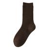 Women's Autumn and Winter Fleece and Wool Socks That Are Not Bulky, Mid-calf Socks for Warmth, Long Calf Pile Socks