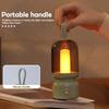 Rechargeable Atmosphere Night Light Warm White Retro Lantern Candle Light Night Lamp for Bedside Table Lamp Decor