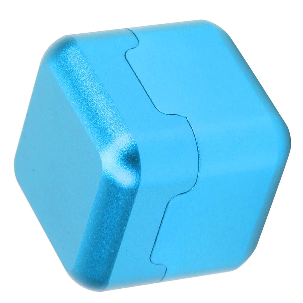 Aluminum Alloy Billiard Cue Tip Chalk Holder Pool Table Stick Chalks Carrier CaseBlue