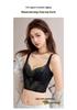 French Style Adjustable Push-Up Bra for Small Busts with Side Support and Six-Row Hook