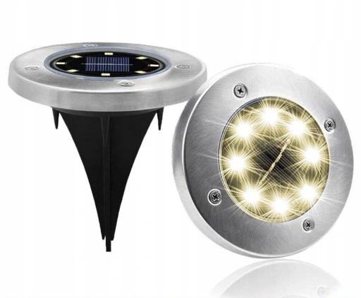 Lampa Solarna Ogrodowa Led Lampy Solar Gruntowe