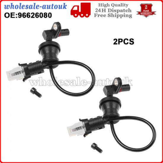 2PCS ABS Wheel Speed Sensor Rear Left / Right For Opel Vauxhall Antara Chevrolet