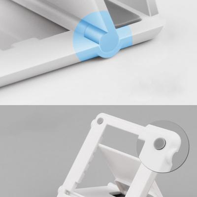 Universal Plastic Adjustable Folding Desktop Table Phone Holder Bracket Stand
