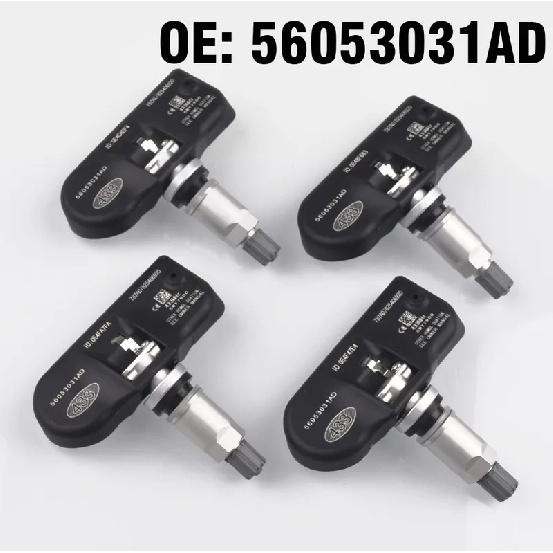 4PCS Car TPMS Tire Pressure Monitoring Sensor 433MHZ 56053031AD for for Jeep Compass 2006-2014 for Dodge Magnum Avenger
