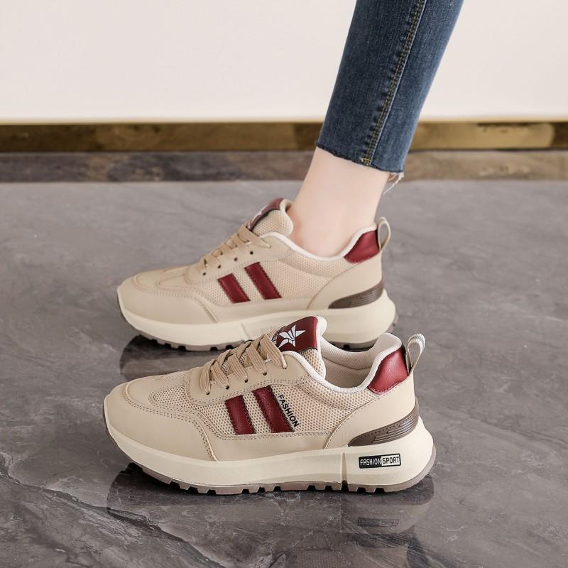 

Mesh Sneaker Women s Anti-slip Spring Popular All-matching Light Soft-sole Casual Running Shoes 40