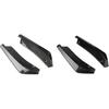 Side Skirt Protector Spoiler Covers Compatible with Chrysler 300 200 2005-2023 300C Car Rear Bumper Spoiler Lip Splitter Diffuser Body Kit(Black)