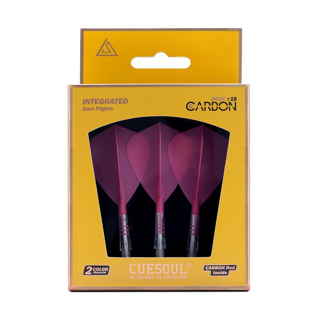 Cuesoul ROST AK57 T19 Integrated Flight Kit with Carbon Fiber Kite Set of Pink Rods, Shape, 3, (CS-AK57FZ6-1)