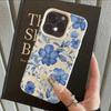 HOT Cool Flower Lily Luxury Lichee Leather Pattern Phone Case For iPhone 17 16e 16 15 14 13 12 11 Air Pro Max Plus X XR XSMax