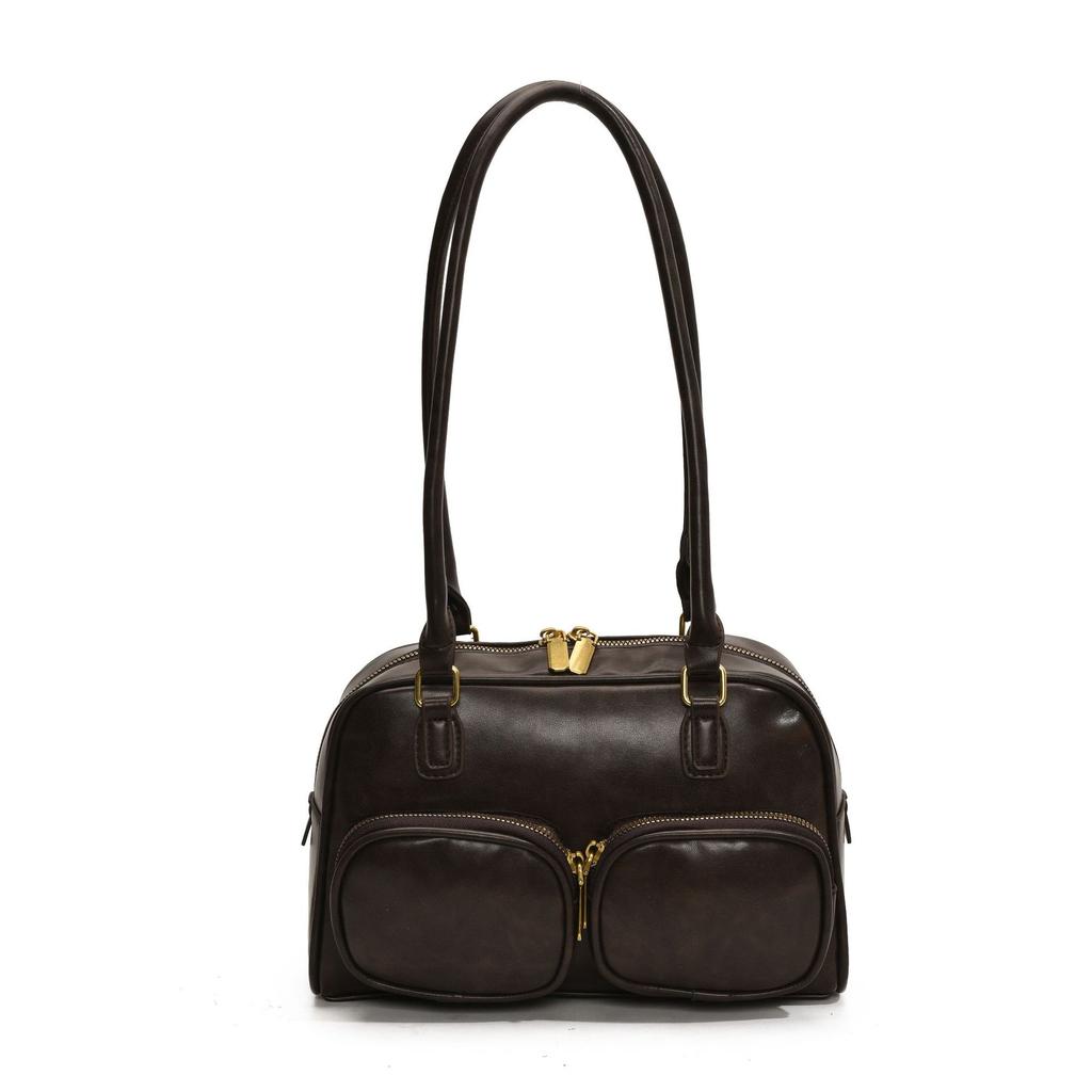 Retro Commuter Bag Women'S Large-Capacity Fashion And Leisure Niche Messenger Bag Portable Shoulder Pillow Bag