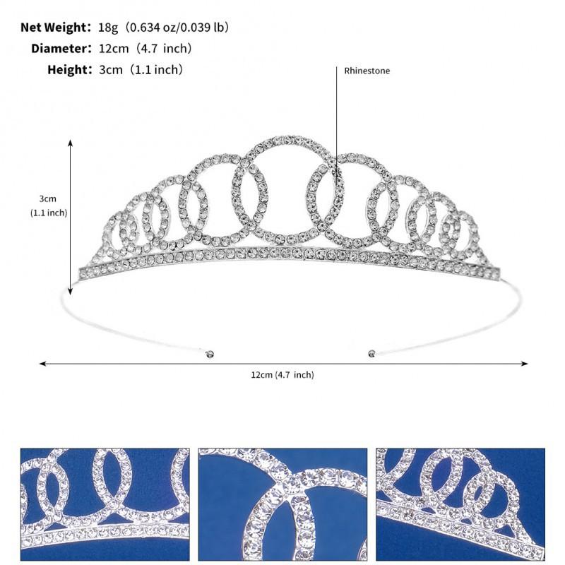 Dance Hair Accessories Children s Crown Headband Cute Girl s Birthday Headdress Cake Decoration Rhinestone Princess