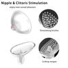 Nipple Sucker Vibrator Tongue Licking Nipple Cups Vibrator Clitoris Suction Massager Electric Breast Pump Breast Enlarge Massager Sex Toy for Women