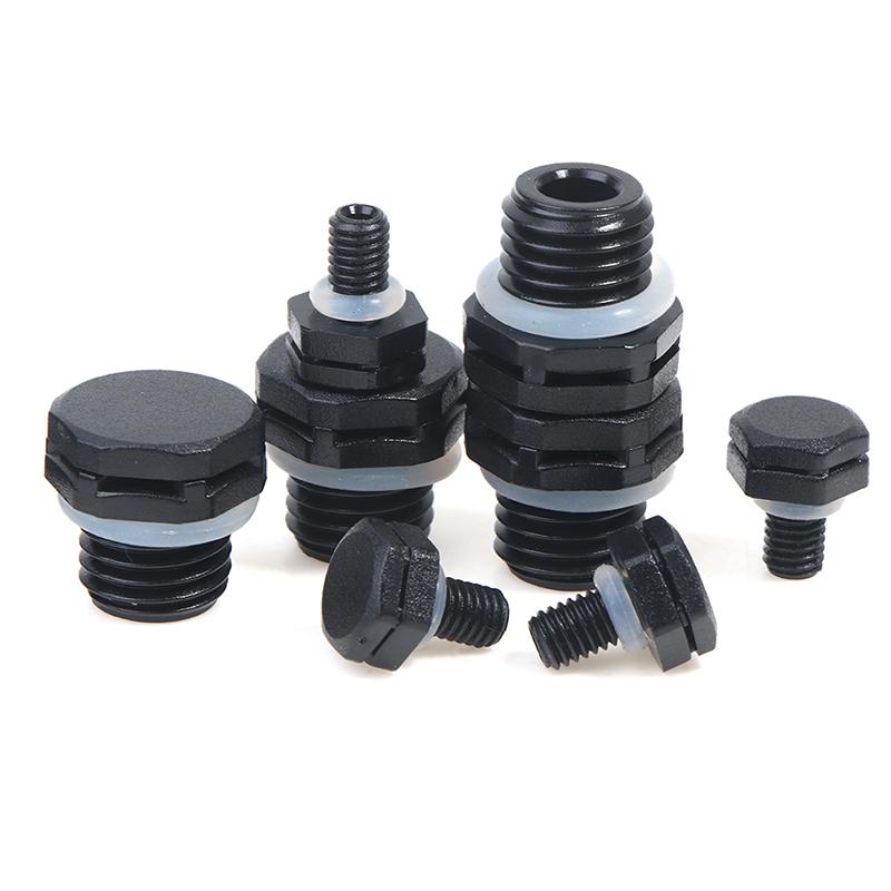 10 Piezas M12*1.5 Válvula de Respiradero Impermeable de Nylon Tornillo en Tapón de Respiradero Protector